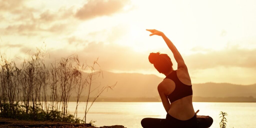 Corporate Wellness Escape with stress-relief activities, team bonding sessions, yoga, and outdoor relaxation in a peaceful natural retreat.
